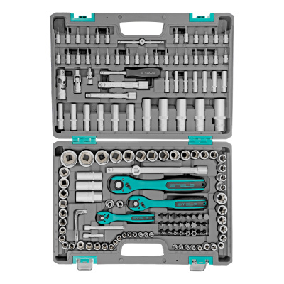 Набор инструментов, 1/4", 3/8", 1/2", Cr-V, S2, усиленный кейс, 151 предмет Stels по ценам производителя в Челябинске с доставкой по всей России
