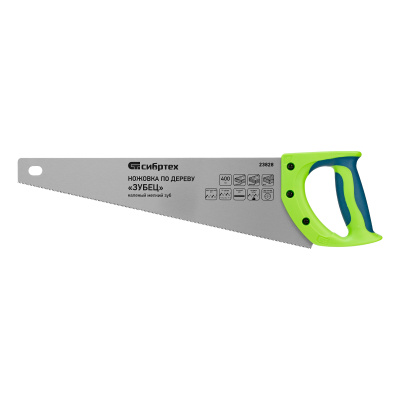 Ножовка по дереву"Зубец" для точных пильных работ, 400 мм, каленый зуб 2D, 14 TPI, двухкомпонентная рукоятка Сибртех по ценам производителя в Челябинске с доставкой по всей России