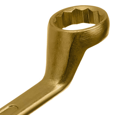 Ключ накидной, 27 х 32 мм, желтый цинк Сибртех по ценам производителя в Челябинске с доставкой по всей России