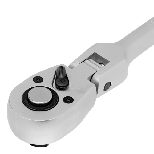 Ключ-трещотка шарнирный 1/2", СrV, 72 зуба, с быстрым сбросом, матовый хром Stels по ценам производителя в Челябинске с доставкой по всей России