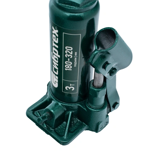 Домкрат гидравлический бутылочный, 3 т, 180-320 мм, в пласт. кейсе Сибртех по ценам производителя в Челябинске с доставкой по всей России