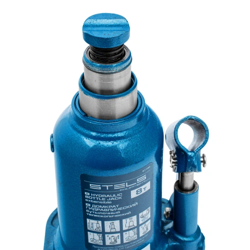 Домкрат гидравлический бутылочный телескопический, 8 т, подъем 180-410 мм Stels по ценам производителя в Челябинске с доставкой по всей России