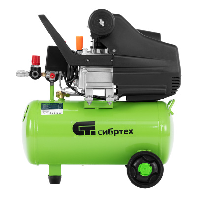 Компрессор воздушный КК-1100/22, 1, 1 кВт, 135 л/мин, 22 л, прямой привод, масляный Сибртех по ценам производителя в Челябинске с доставкой по всей России