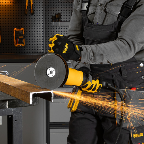 Машина шлифовальная угловая AG150-1500, 1500 Вт, 150 мм, 8500 об/мин Denzel по ценам производителя в Челябинске с доставкой по всей России