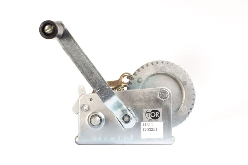 Лебедка ручная барабанная с тросом 1000кг  10м оцинкованная TOR FD по ценам производителя в Челябинске с доставкой по всей России