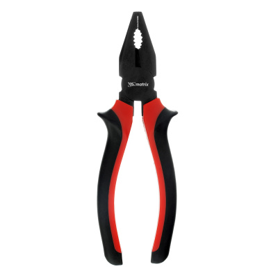 Плоскогубцы комбинированные Black Nickel, 180 мм, двухкомпонентные рукоятки Matrix купить в Москве с доставкой по всей России | ProtosMarket.ru