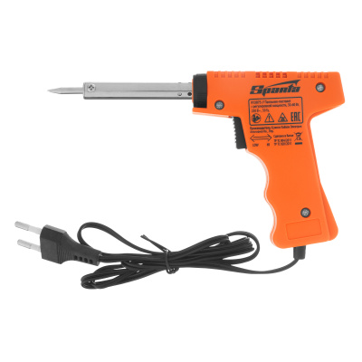 Паяльник-пистолет с регулировкой мощности 30-60 Вт, 220 В Sparta купить в Москве с доставкой по всей России | ProtosMarket.ru
