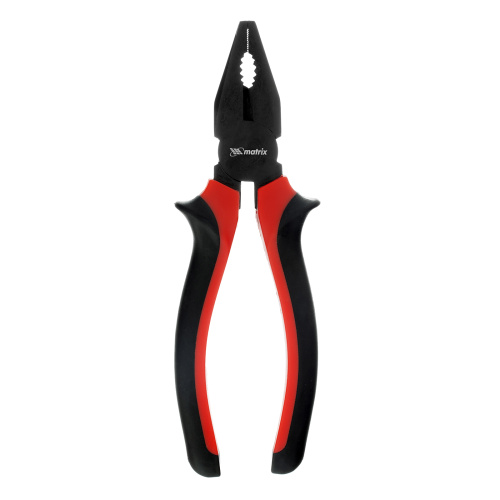 Плоскогубцы комбинированные Black Nickel, 180 мм, двухкомпонентные рукоятки Matrix по ценам производителя в Челябинске с доставкой по всей России