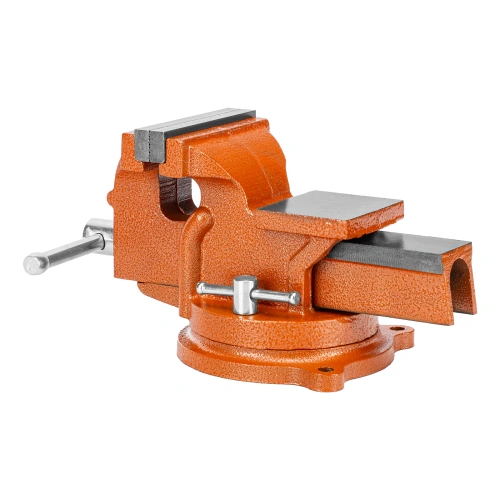 Тиски слесарные, 100 мм, поворотные, с наковальней Sparta по ценам производителя в Челябинске с доставкой по всей России