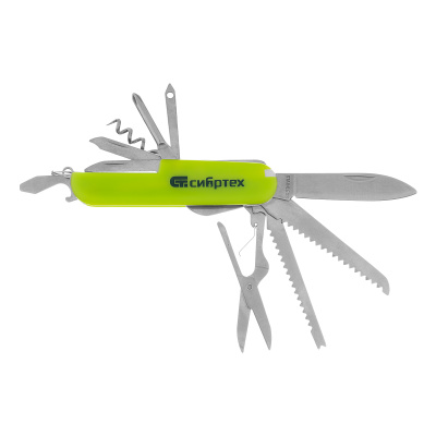 Нож многофункциональный, компактный размер, 15 функций, 90 мм Сибртех по ценам производителя в Челябинске с доставкой по всей России
