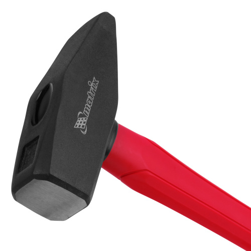 Молоток слесарный optimal, 1500 г, фибергласовая обрезиненная рукоятка, квадратный боек Matrix по ценам производителя в Челябинске с доставкой по всей России