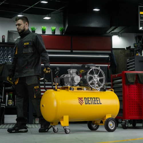 Компрессор воздушный BCI3000-T/200, ременный привод , 3.0 кВт, 200 литров, 530 л/мин Denzel по ценам производителя в Челябинске с доставкой по всей России