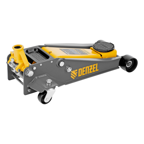 Домкрат гидравлический подкатной, 3 т, 125-470 мм, быстрый подъем, проф. Denzel по ценам производителя в Челябинске с доставкой по всей России