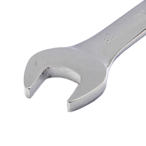 Ключ комбинированный трещоточный, 32 мм, CrV, шарнирный, зеркальный хром Matrix по ценам производителя в Челябинске с доставкой по всей России