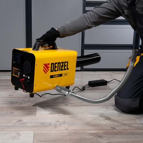 Дизельная тепловая портативная пушка  Flame-5, 5кВт, 300м3/ч, непр.наг., циф. терм. Denzel по ценам производителя в Челябинске с доставкой по всей России