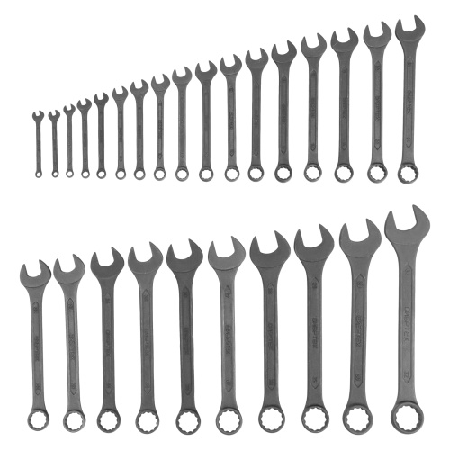 Набор ключей комбинированных, 5,5 - 32 мм, 27 шт., CrV, фосфатированные Сибртех по ценам производителя в Челябинске с доставкой по всей России