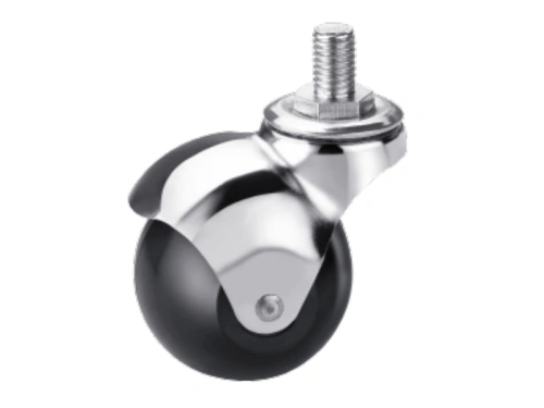 Колесо мебельное поворотное резиновое SCmt 25 50 мм с болтом по ценам производителя в Челябинске с доставкой по всей России