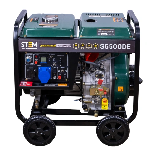 Генератор дизельный STEM Techno S6500DE (6.5 кВт, электростартер, дисплей, подогрев) по ценам производителя в Челябинске с доставкой по всей России