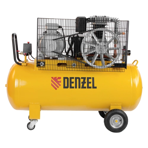 Компрессор воздушный, ременный привод BCI5500-T/200, 5.5 кВт, 200 литров, 850 л/мин Denzel по ценам производителя в Челябинске с доставкой по всей России