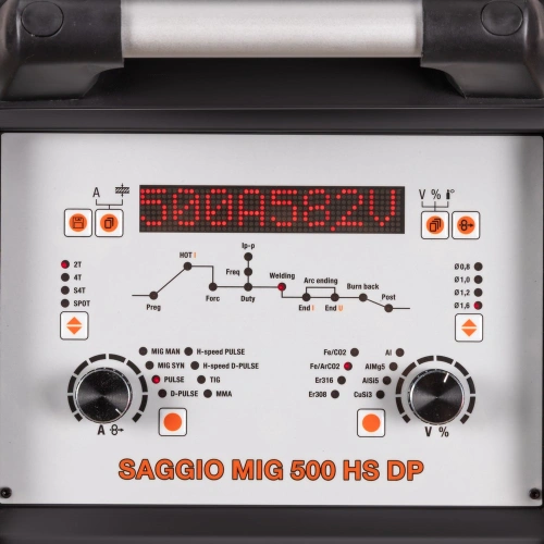 Сварочный полуавтомат SAGGIO MIG 500 HS DP купить в Москве с доставкой по всей России | ProtosMarket.ru