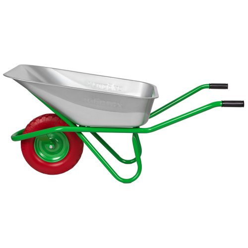 Тачка садово-строительная с PU колесом, грузоподъемность 180 кг, объем 90 л Сибртех по ценам производителя в Челябинске с доставкой по всей России