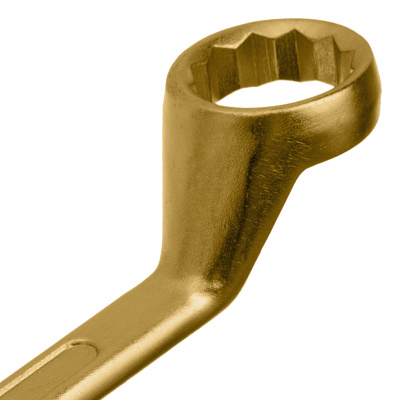 Ключ накидной, 30 х 32 мм, желтый цинк Сибртех по ценам производителя в Челябинске с доставкой по всей России