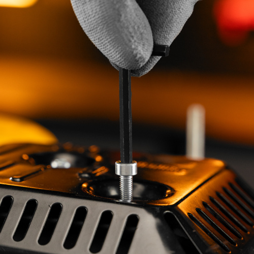 Набор ключей имбусовых HEX, 1.5-10 мм, CrV, 10 шт, оксидированные, на кольце Sparta по ценам производителя в Челябинске с доставкой по всей России