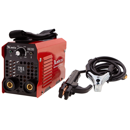 Инверторный аппарат дуговой сварки MMA-220S, 220 А, ПВ60%, диаметр электрода 1,6-5 мм MTX по ценам производителя в Челябинске с доставкой по всей России