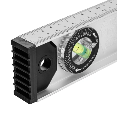 Уровень алюминиевый "Рельс", 400 мм, 3 глазка (1 поворотный) Matrix по ценам производителя в Челябинске с доставкой по всей России