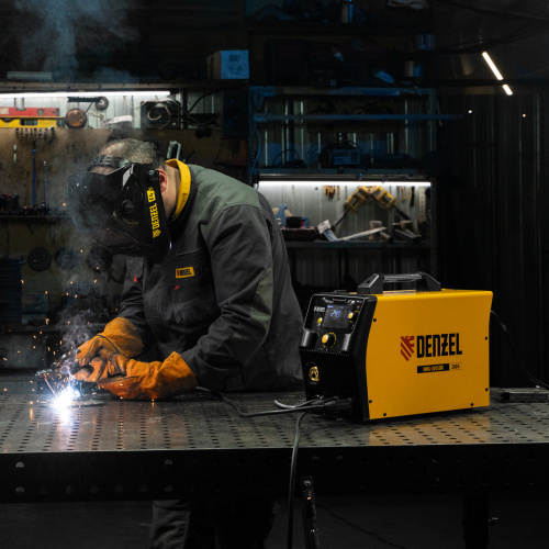 Аппарат инвертор. полуавтомат. cварки IMIG-205SDR, 200 А, ПВ 60%, катушка 5 кг Denzel по ценам производителя в Челябинске с доставкой по всей России