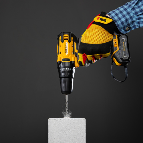 Дрель-шуруповерт аккумуляторная CDL-12-01CB, Li-Ion, 12 В, 1 акк. Denzel по ценам производителя в Челябинске с доставкой по всей России