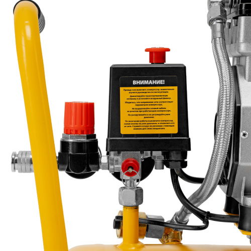 Компрессор DLS950/24 безмаслянный малошумный 950 Вт, 165 л/мин, ресивер 24 л Denzel по ценам производителя в Челябинске с доставкой по всей России