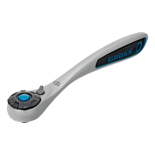 Набор торцевых головок, трещотка 120 зубьев, 1/4", CrV, 12 предметов Gross по ценам производителя в Челябинске с доставкой по всей России