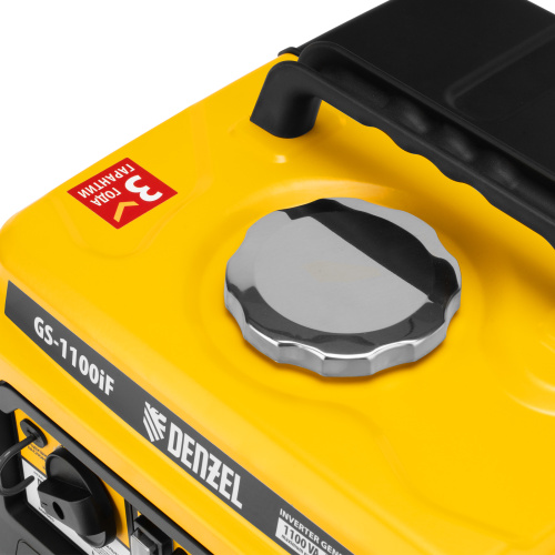 Генератор инверторный GS-1100iF, 1,1 кВт, 230 В, ручной старт DENZEL по ценам производителя в Челябинске с доставкой по всей России