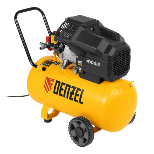 Компрессор воздушный DKV2200/50, Х-PRO 2.2 кВт, 400 л/мин, 50 л Denzel по ценам производителя в Челябинске с доставкой по всей России