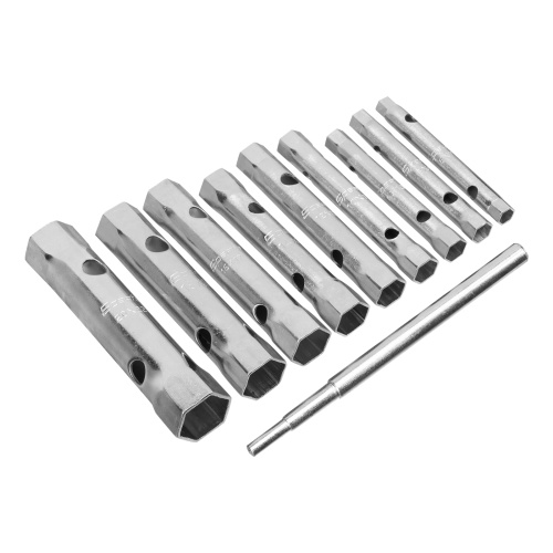 Набор ключей трубчатых торцевых, 6 - 22 мм, вороток, оцинкованные, 9 шт. Sparta по ценам производителя в Челябинске с доставкой по всей России