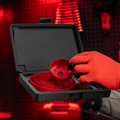 Набор кольцевых пил по дереву, 19-127 мм, 12 предметов Matrix по ценам производителя в Челябинске с доставкой по всей России