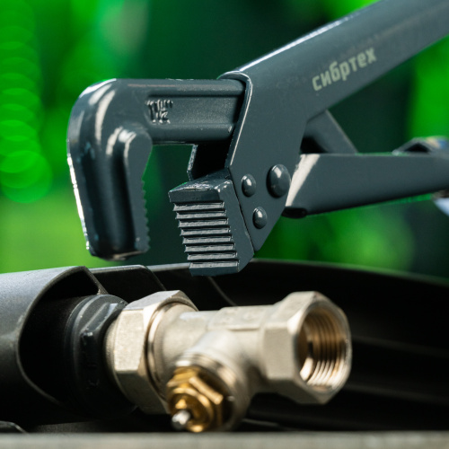 Ключ трубный рычажный КТР-2, 1.5", кованый, тип "L" Сибртех по ценам производителя в Челябинске с доставкой по всей России