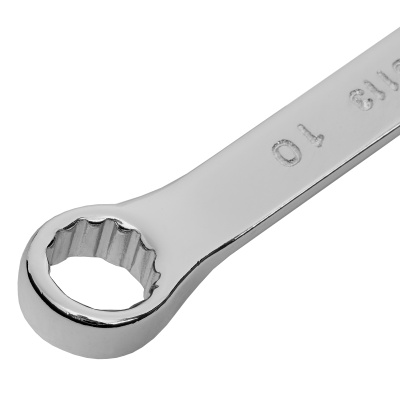 Ключ комбинированный, 10 мм, CrV, полированный хром Matrix по ценам производителя в Челябинске с доставкой по всей России