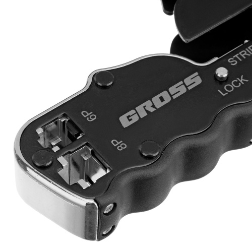 Клещи для обжима телефонных и компьютерных клемм RJ45, 8P и RJ11/12, 6P, компактный размер, CAT5 Gross по ценам производителя в Челябинске с доставкой по всей России