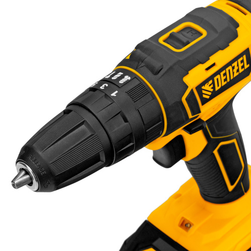 Дрель-шуруповерт аккумуляторная ударная CID-18-02BM, Li-Ion, 18 В, 2 акк. Denzel по ценам производителя в Челябинске с доставкой по всей России