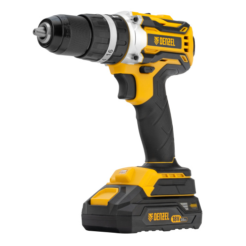 Дрель-шуруповерт аккумуляторная ударная бесщет CIDB-18-02, Li-Ion, 18 В Denzel по ценам производителя в Челябинске с доставкой по всей России