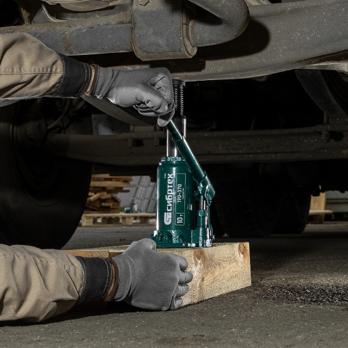 Домкрат гидравлический бутылочный, 10 т, 190-370 мм Сибртех по ценам производителя в Челябинске с доставкой по всей России