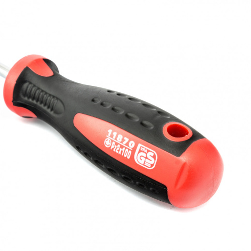 Отвертка Profi, PZ2 x 100 мм, S2, двухкомпонентная рукоятка Matrix по ценам производителя в Челябинске с доставкой по всей России