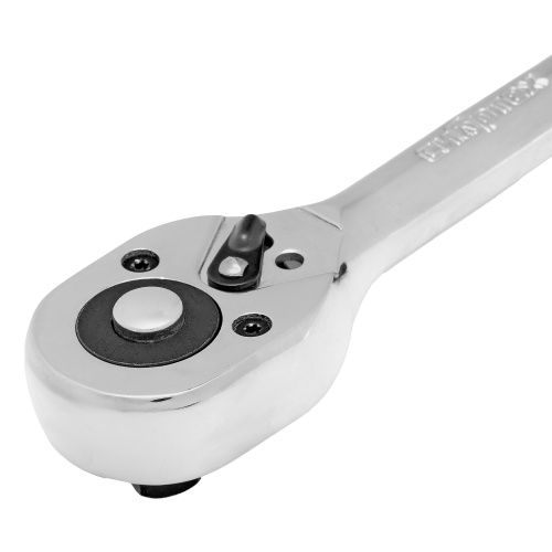 Ключ-трещотка 3/8", 45 зубьев, с быстрым сбросом, CrV, хром Сибртех по ценам производителя в Челябинске с доставкой по всей России