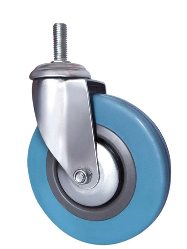 Колесо аппаратное поворотное SCtg 55 125 мм с болтом (зеленое) (F) по ценам производителя в Челябинске с доставкой по всей России