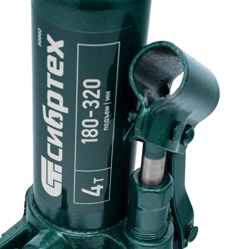 Домкрат гидравлический бутылочный, 4 т, 180-320 мм Сибртех по ценам производителя в Челябинске с доставкой по всей России