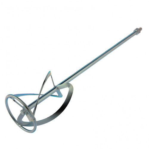 Насадка для миксера, для легких растворов, 120 х 590 мм, оцинкованная, хвостовик резьба М14 Сибртех по ценам производителя в Челябинске с доставкой по всей России