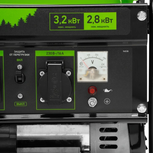 Генератор бензиновый БС-3500Э, 3.2 кВт, 230В, 4-х тактный, 15 л, электростартер Сибртех по ценам производителя в Челябинске с доставкой по всей России