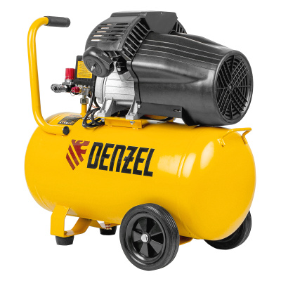 Компрессор воздушный DCV2200/50, прямой привод, 2.2 кВт, 50 литров, 380 л/мин Denzel по ценам производителя в Челябинске с доставкой по всей России